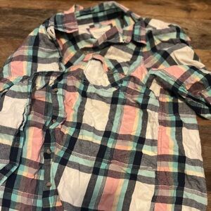 Sonoma Men's Casual Plaid Shirt - Pink, Blue, Black
